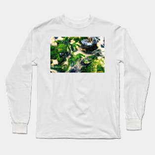 Abstract Beach Digital Painting Long Sleeve T-Shirt